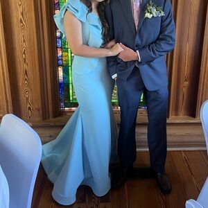 Ava Presley Light Blue Dress
